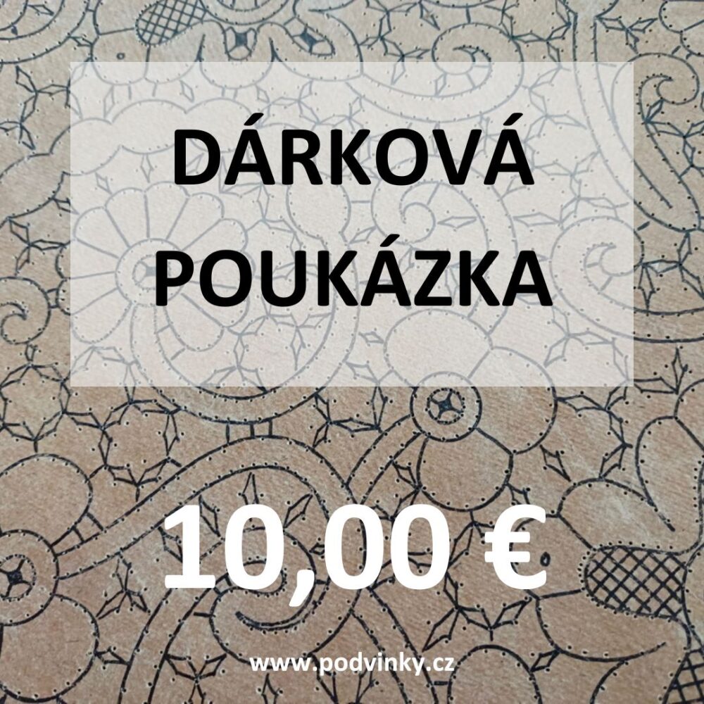 Dárková poukázka na 10,00 €