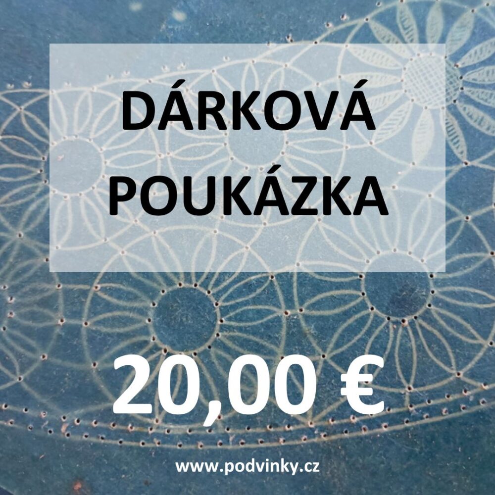 Dárková poukázka na 20,00 €