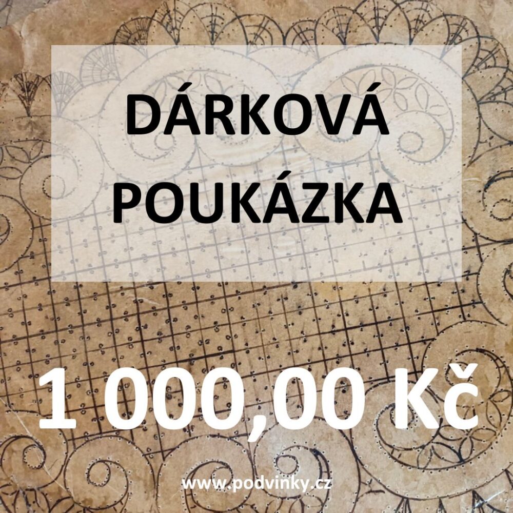 Dárková poukázka na 1 000,00 Kč